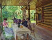 Константин КОРОВИН. На терассе. 1910 Константин КОРОВИН. На терассе. 1910