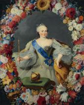 КАСПАР ГЕОРГ ФОН ПРЕННЕР. ПОРТРЕТ ИМПЕРАТРИЦЫ ЕЛИЗАВЕТЫ ПЕТРОВНЫ. 1754