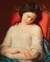 Спящая девушка. 1840-е