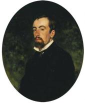 И.Е. РЕПИН. ПОРТРЕТ В.Д. ПОЛЕНОВА. 1877