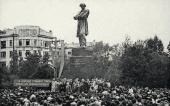 Открытие памятника Н.Г. Чернышевскому в Саратове. 1953
