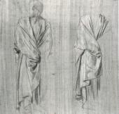 А.А. ИВАНОВ. Драпировка для фигуры ближайшего к Христу. 1833–1850-е А.А. ИВАНОВ. Драпировка для фигуры ближайшего к Христу. 1833–1850-е