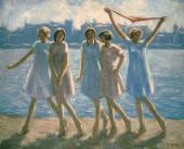 Н.М. ЧЕРНЫШЕВ. Возвращение с купанья. 1928 Н.М. ЧЕРНЫШЕВ. Возвращение с купанья. 1928