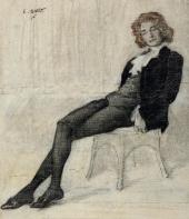 Л.С. БАКСТ. Портрет З.Н. Гиппиус. 1906 Л.С. БАКСТ. Портрет З.Н. Гиппиус. 1906