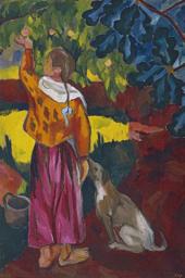 Н.С. Гончарова. Сбор плодов. 1908 Н.С. Гончарова. Сбор плодов. 1908