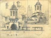 А.В. Щусев. Рабочий проект колокольни храма Св. Троицы в Кугурештах А.В. Щусев. Рабочий проект колокольни храма Св. Троицы в Кугурештах