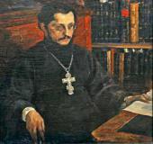Тяжелые думы. Портрет священника С.Н. Дурылина . 1926 Тяжелые думы. Портрет священника С.Н. Дурылина . 1926