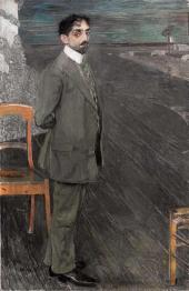 Портрет М.А. Кузмина. 1910 Портрет М.А. Кузмина. 1910