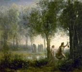 Камиль Коро. Орфей, ведущий Эвридику из царства теней. 1861 Камиль Коро. Орфей, ведущий Эвридику из царства теней. 1861
