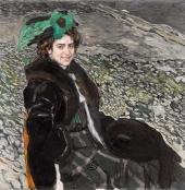 Портрет балерины Е.А. Смирновой. 1910 Портрет балерины Е.А. Смирновой. 1910