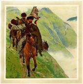 Е.Е. Лансере. Хаджи-Мурат спускается с гор. 1913