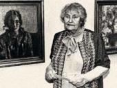 Т.Н. Яблонская на открытии выставки, посвященной 80-летию со дня рождения. 1997