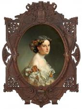 И.К. Макаров. Портрет неизвестной. 1860 И.К. Макаров. Портрет неизвестной. 1860