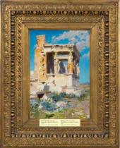 В.Д. Поленов. Эрехтейон. Портик кариатид. 1882 В.Д. Поленов. Эрехтейон. Портик кариатид. 1882