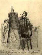 П.А. Федотов. В мастерской художника. 1848–1849 П.А. Федотов. В мастерской художника. 1848–1849