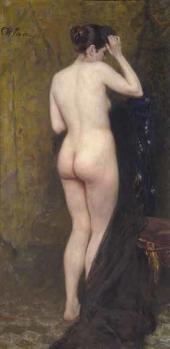 И.Е. Репин. Обнаженная натурщица. Середина 1890-х И.Е. Репин. Обнаженная натурщица. Середина 1890-х