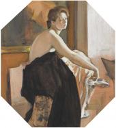 В.А. Серов. Натурщица. 1905 В.А. Серов. Натурщица. 1905
