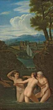 А.Е. Егоров. Купающиеся нимфы. Начало 1810-х А.Е. Егоров. Купающиеся нимфы. Начало 1810-х