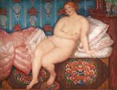 Б.М. Кустодиев. Красавица. 1915