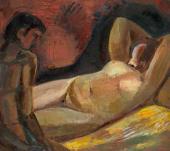 З.П. Аршакуни. Двое. 1990