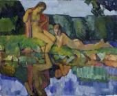 Н.П. Ульянов. У воды. 1924