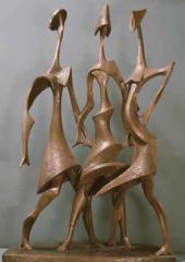 Феминистки. Гипс. 1970. Кованая медь. 1987