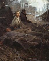Дыхание весны. 1955. Фрагмент. Дыхание весны. 1955. Фрагмент.