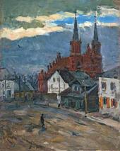 Костел в Лосице. Польша. 1944 Костел в Лосице. Польша. 1944