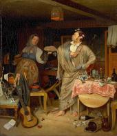 «Свежий кавалер». Утро чиновника, получившего первый крестик. 1846