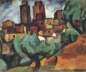 П.П.КОНЧАЛОВСКИЙ. Сан Джиминиано. 1912