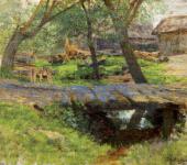 И.И.ЛЕВИТАН. Мостик. Саввинская слобода. 1884 И.И.ЛЕВИТАН. Мостик. Саввинская слобода. 1884