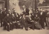И.И.Левитан. (стоит второй слева) в группе художников ТПХВ. Фотография. 1899 И.И.Левитан. (стоит второй слева) в группе художников ТПХВ. Фотография. 1899