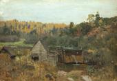 И.И.ЛЕВИТАН. Пейзаж с мельницей (Осень. Мельница). 1888 И.И.ЛЕВИТАН. Пейзаж с мельницей (Осень. Мельница). 1888