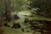 И.И.ЛЕВИТАН. Речная заводь (Прудик). 1880-е И.И.ЛЕВИТАН. Речная заводь (Прудик). 1880-е