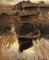 АБРАМ АРХИПОВ. СЕВЕРНАЯ ДЕРЕВНЯ. 1903