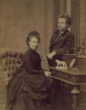 СВАДЕБНАЯ ФОТОГРАФИЯ НИНЫ И ЭДВАРДА ГРИГОВ. 1867. КОПЕНГАГЕН СВАДЕБНАЯ ФОТОГРАФИЯ НИНЫ И ЭДВАРДА ГРИГОВ. 1867. КОПЕНГАГЕН