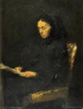 Портрет В.Н. Похитоновой, матери художника. 1890-е
