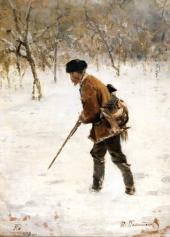 Охотник зимой. 1890 Охотник зимой. 1890