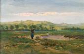 Сборщица хвороста в дюнах. 1890-е Сборщица хвороста в дюнах. 1890-е