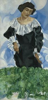 Белла с белым воротником. 1917