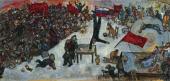 Революция. 1937 Эскиз одноименной картины, впоследствии переработанной в триптих