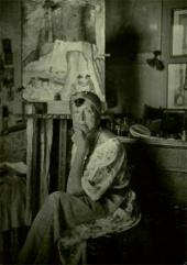 Марианна Веревкина в своей мастерской в Асконе. Фотография. 1925–1930 Марианна Веревкина в своей мастерской в Асконе. Фотография. 1925–1930