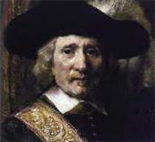 РЕМБРАНДТ. Харменс ван Рейн. Знаменосец. (Флорис Сооп). 1654. Фрагмент РЕМБРАНДТ. Харменс ван Рейн. Знаменосец. (Флорис Сооп). 1654. Фрагмент
