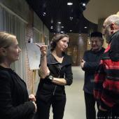 Презентация выставки Светланы Ланшаковой «УПАСТЬ ВВЕРХ» в Доме Актера